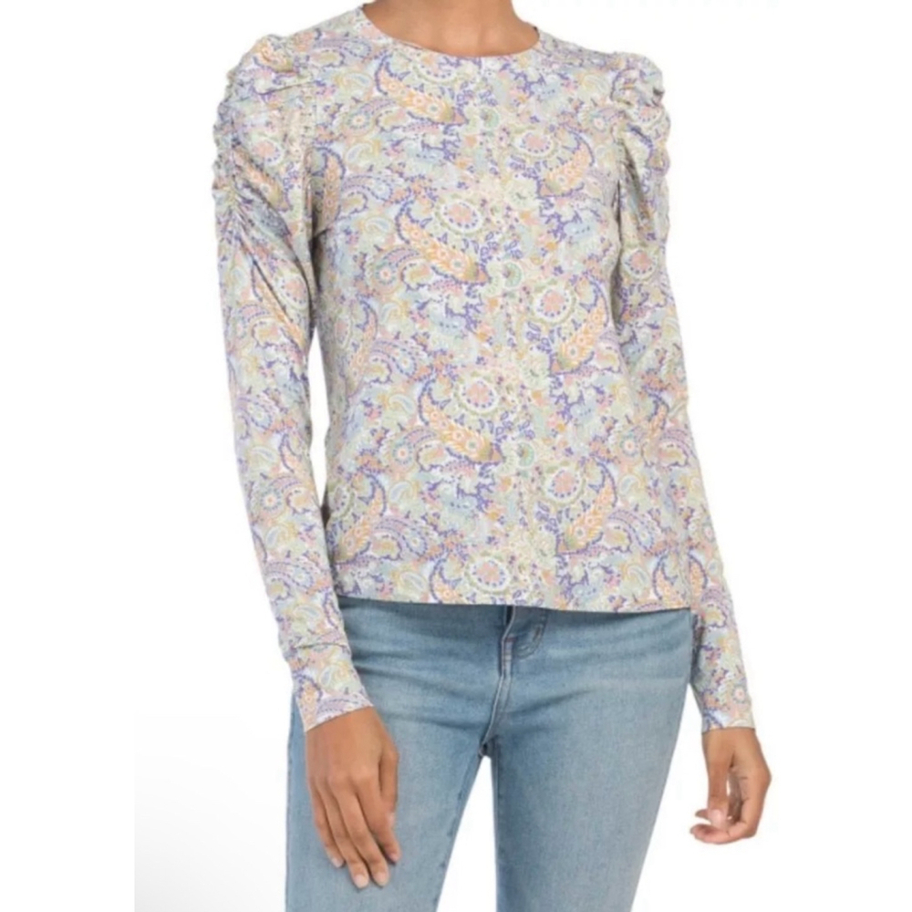 Women's Maison d'Amelie Blouse, M, Purple